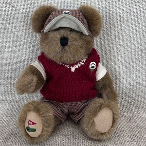 Boyds Bears Golfer Plush‎ with Outfit & Hangtag